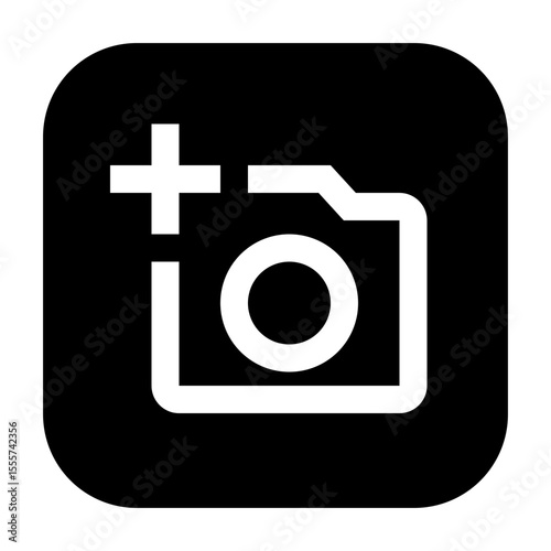 Add Photo Camera Icon