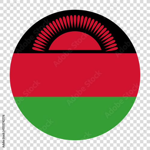 Flag of Malawi. Malawi circle flag logo icon computer vector illustration design. Transparent checkerboard background. Free Download Flag of Malawi. Malawi circle flag logo icon computer vector illustration design. Transparent checkerboard background. - GFXLoad