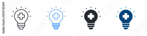 Positivity Icon Set Multiple Style. Designed In Outline, Blue, Glyph, Dual Tone