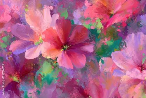 watercolor flowers background