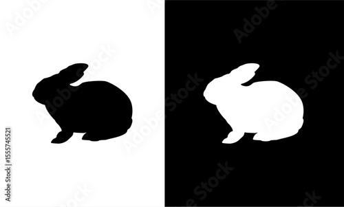 rabbit silhouette.eps
