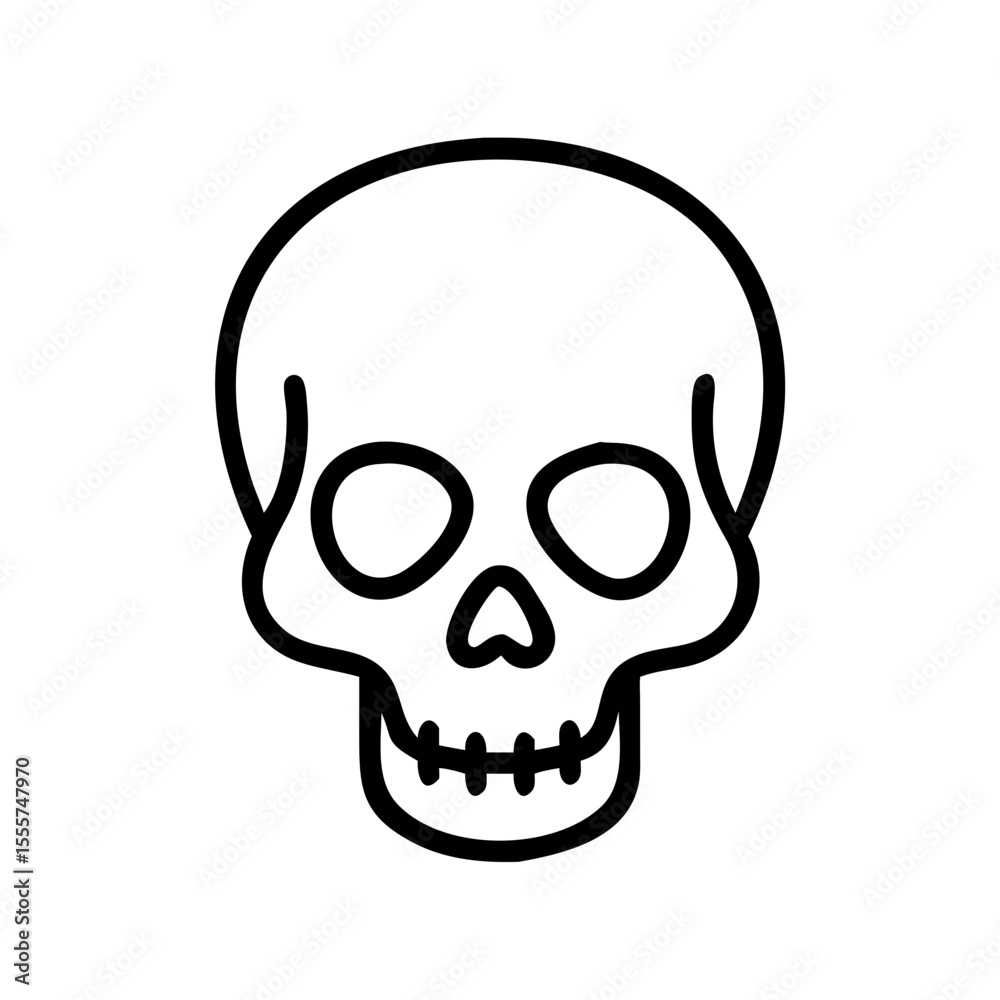 Fototapeta premium skull icon