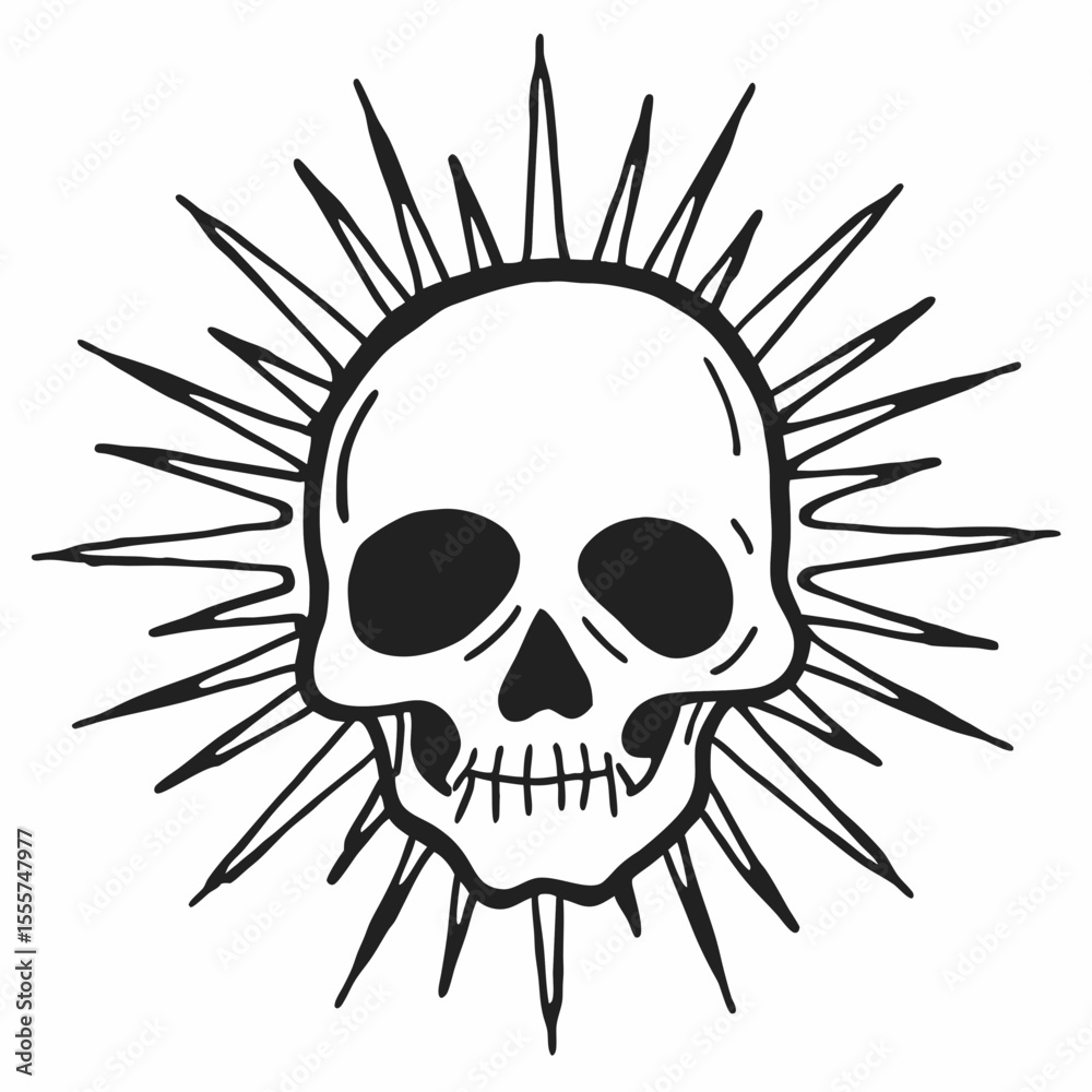 Obraz premium skull icon