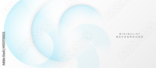 Abstract minimalist background with concentric circular lines.