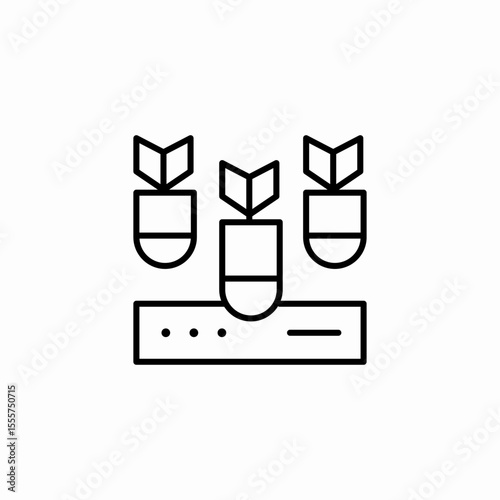 bombs server attack icon sign vector