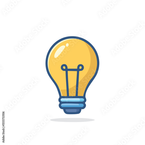 SImple Lamp Icon Design Illustration
