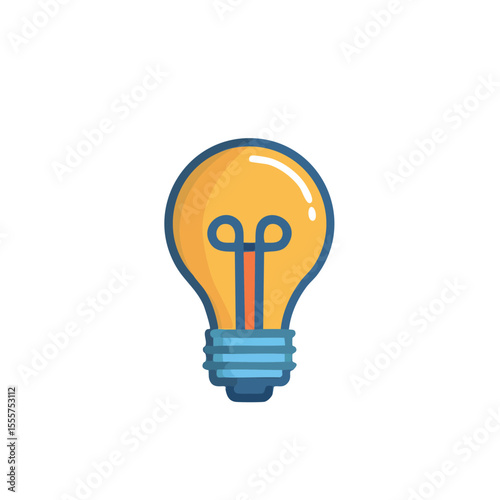 SImple Lamp Icon Design Illustration