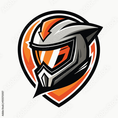 vector image of a helmet