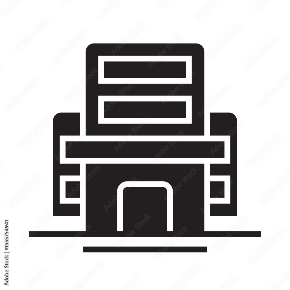 building icon design building icon design