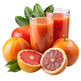Grapefruit juice blood orange three large grapefruit natural foods food citrus png isolated transparent background
