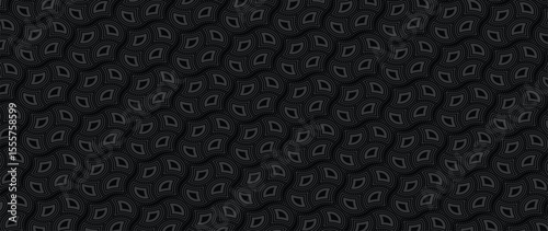 dotted line geometric dark seamless pattern endless texture pattern swatches included background