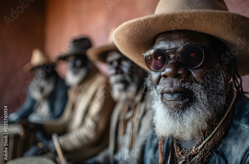 Yirrganydji Aboriginal men play Aboriginal music