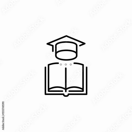 student book learning icon sign vector
