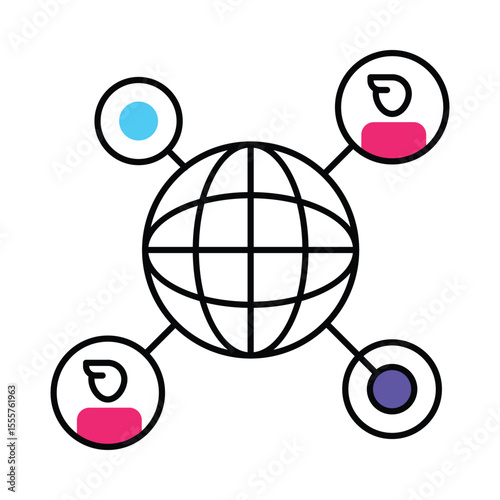 Remote Vector Filled outline illustration style icon. EPS 10 file