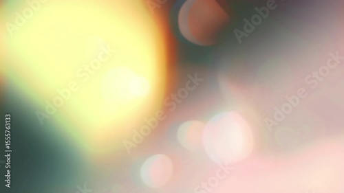 Overlay Animated Blurred orange and blue lights bokeh for abstract backgrounds or festive design projects needing a vibrant, dynamic, and colorful touch.