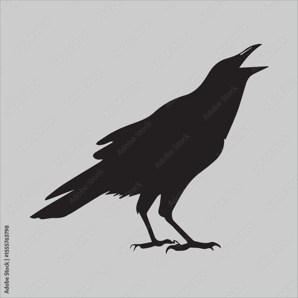 Fototapeta premium WebFlying Crow Attacks