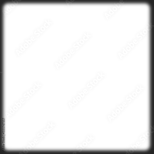 Overlay vignette effect, Black transparent shadow border