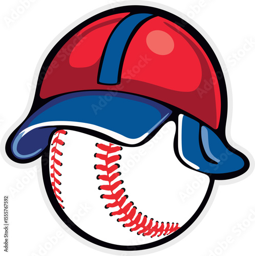 baseball ball mascotte