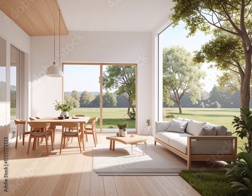  terrace mockup. exterior mockup with window background. Modern exterior design. 3D render