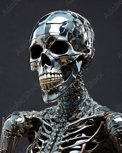 skull on black