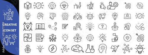 Creative icon set. Creative Big icon set 