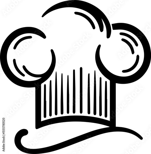 Chef Hat with Spoon and Fork Icon