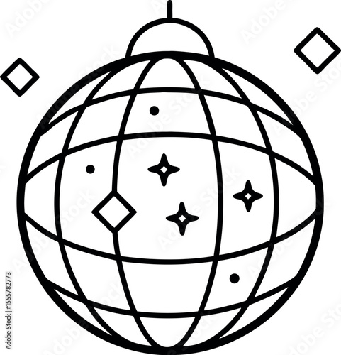 disco ball vector