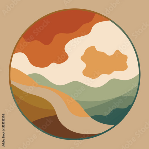 vector illustration of an abstract background