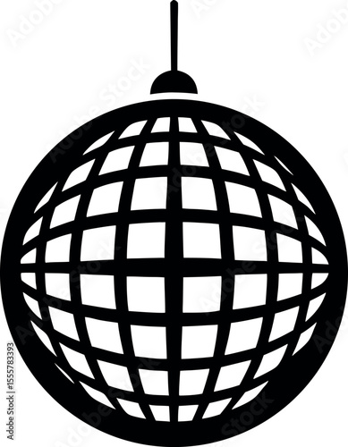disco ball vector illustration