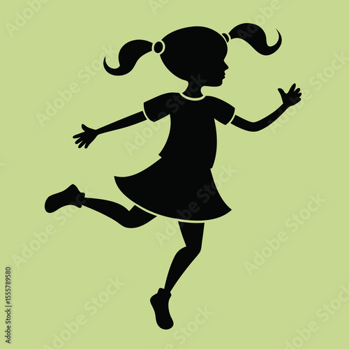 girl in a dress