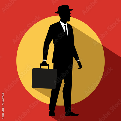 businessman with briefcase