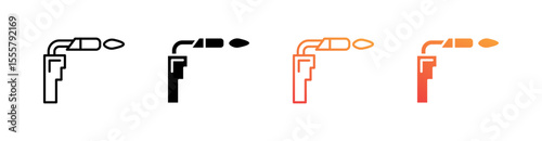 Weld Multiple Style Icon Set Vector 