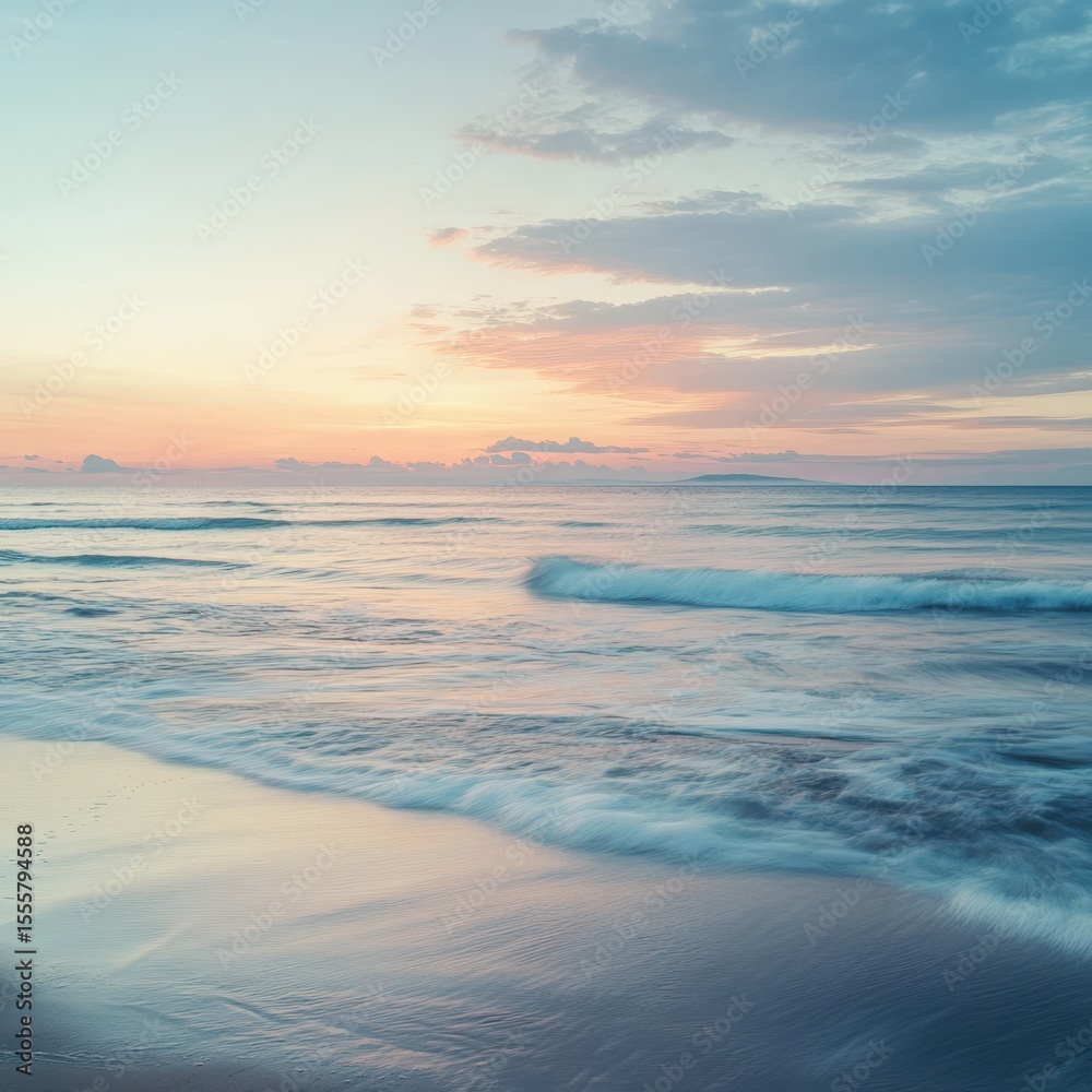 Obraz premium Sunset on the Beach