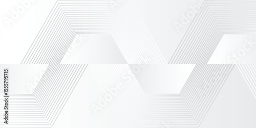 modern abstract half white hexagon lines. eps 10