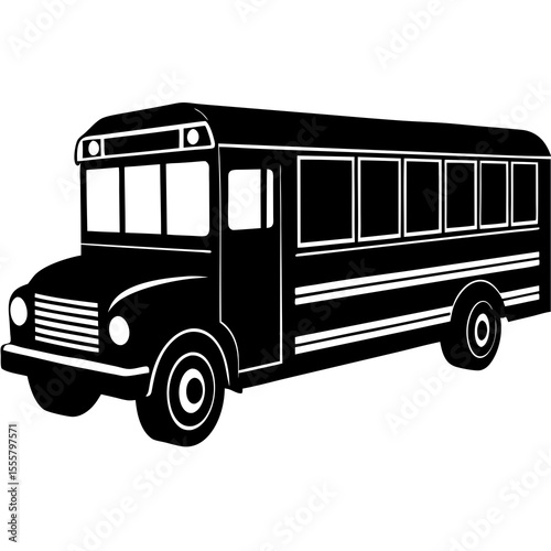 vector illustration of a bus