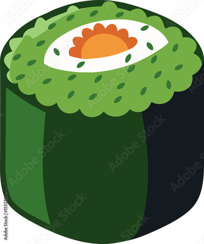 vector illustration of a Nori 