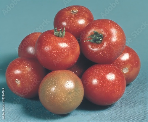the image shows a cluster of round vegetables, likely a type of garden fresh fruit photo