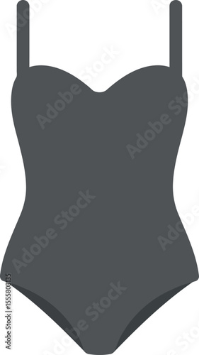 Classic Black One-Piece Swimsuit - Summer Beachwear Icon