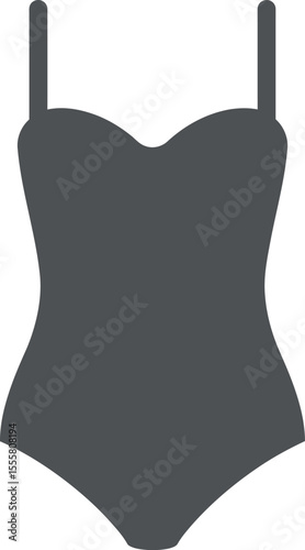 Classic Black One-Piece Swimsuit - Summer Beachwear Icon