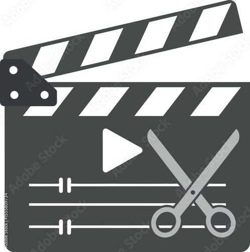 Video Editing & Production: Film Industry Tools Icon