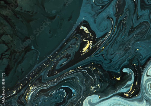 This vector graphic showcases an abstract marble design, featuring flowing swirls, veins, and smooth gradients that emulate natural marble’s elegance. The artwork exudes sophistication and modernity.