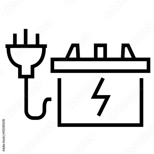 Rechargeable battery icon