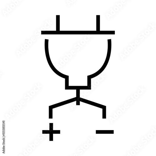 Electric socket icon