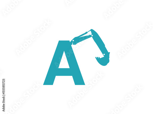 Bold and modern construction logo design that symbolizes strength, durability, and trust. Ideal for construction companies, building contractors, architects, real estate developers, a