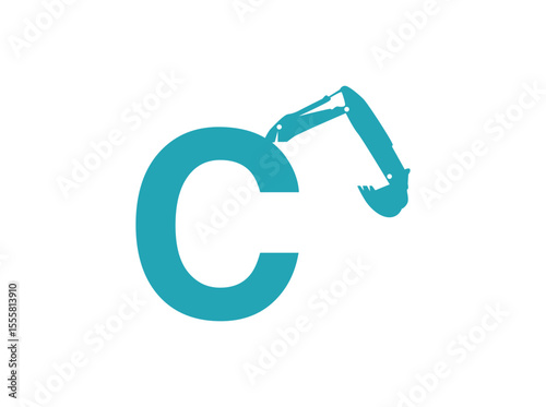 Bold and modern construction logo design that symbolizes strength, durability, and trust. Ideal for construction companies, building contractors, architects, real estate developers, c