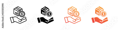Product Liability Multiple Style Icon Set Vector 
