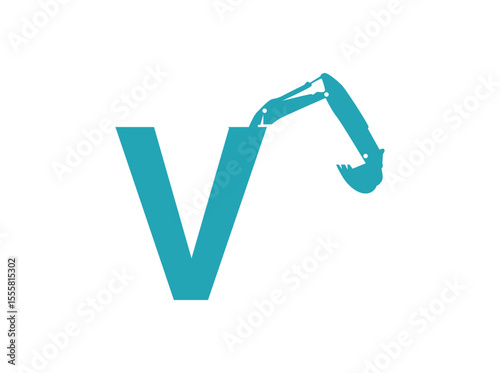 Bold and modern construction logo design that symbolizes strength, durability, and trust. Ideal for construction companies, building contractors, architects, real estate developers, v