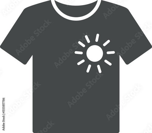 Sun Logo T-Shirt: Summer Apparel, Holiday & Bright Day Wear