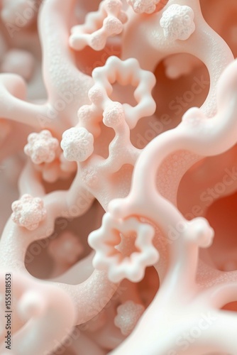 Organic Structures: Bio-Inspired Abstract Cell Pattern