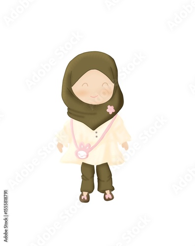 little girl faceless